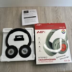 NIA-Q8 Wireless Over Ear Headphones Multifunctional Foldable